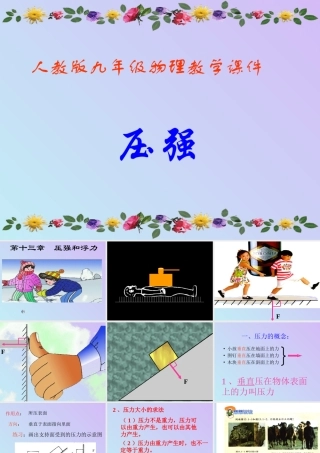 压强 课件示例 课件