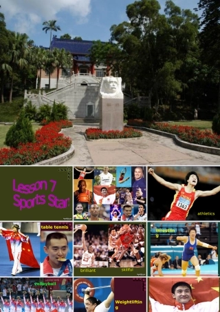 Modeul1 Unit2 lesson3 sports stars 北师大版 课件