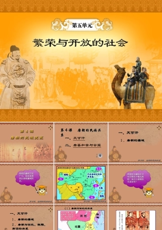 七年级历史下册第五单元繁荣开放的社会第4课唐朝的民族关系课件