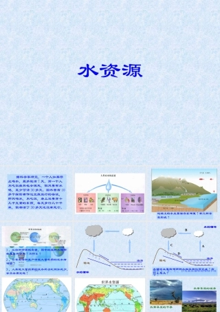 七年级地理水资源 课件2 鲁教版 课件