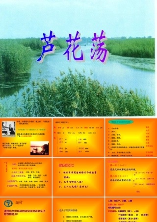 (芦花荡)教学课件3 八年级语文上册第一单元(芦花荡)课件7套人教版 八年级语文上册第一单元(芦花荡)课件7套人教版