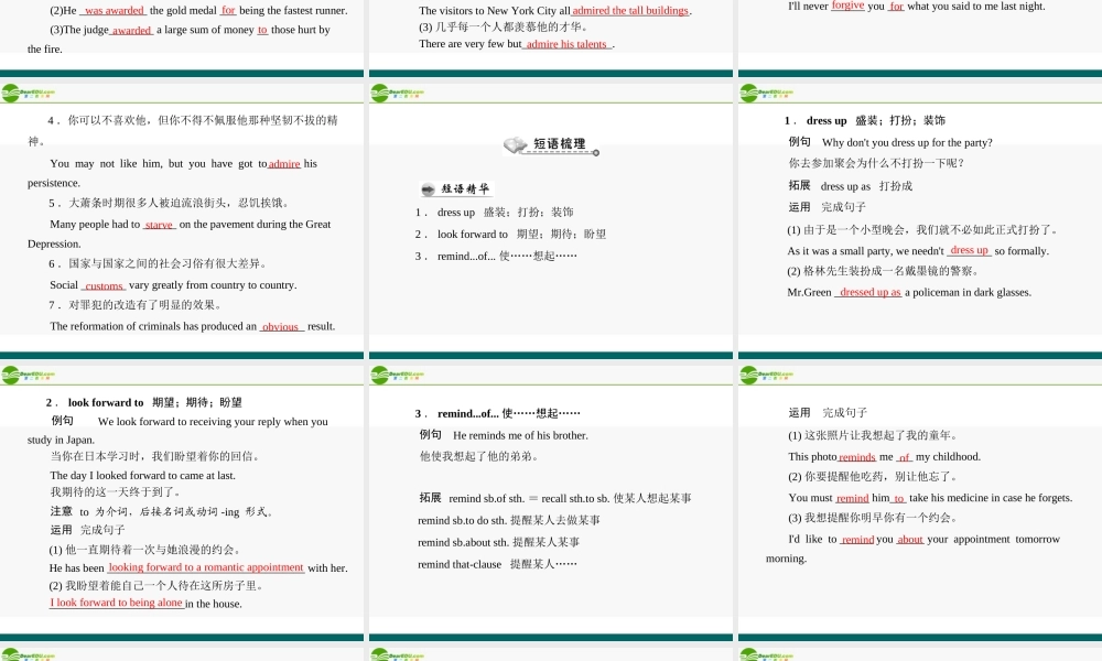 (高考风向标)高考英语一轮复习 Unit 1 Festivals around the world课件 新人教版必修3 课件