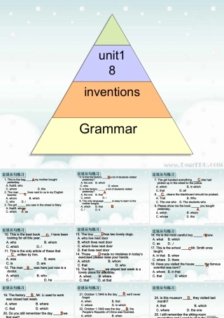 Unit18 Inventions定语从句高二英语课件