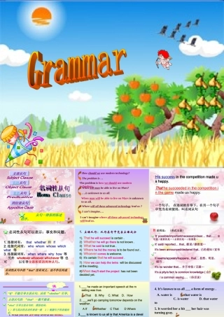 Noun clause  teaching 课件