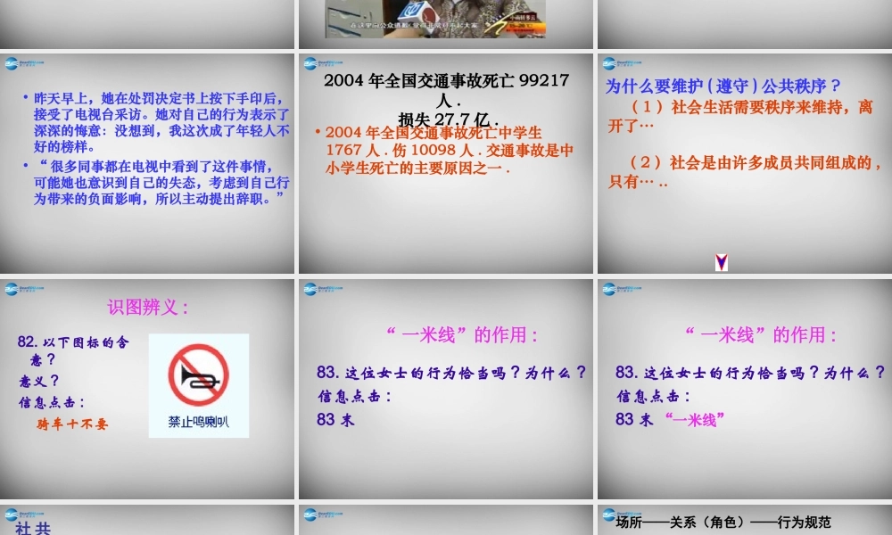 七年级政治下册 第23课 不以规矩 难成方圆课件 苏教版 课件