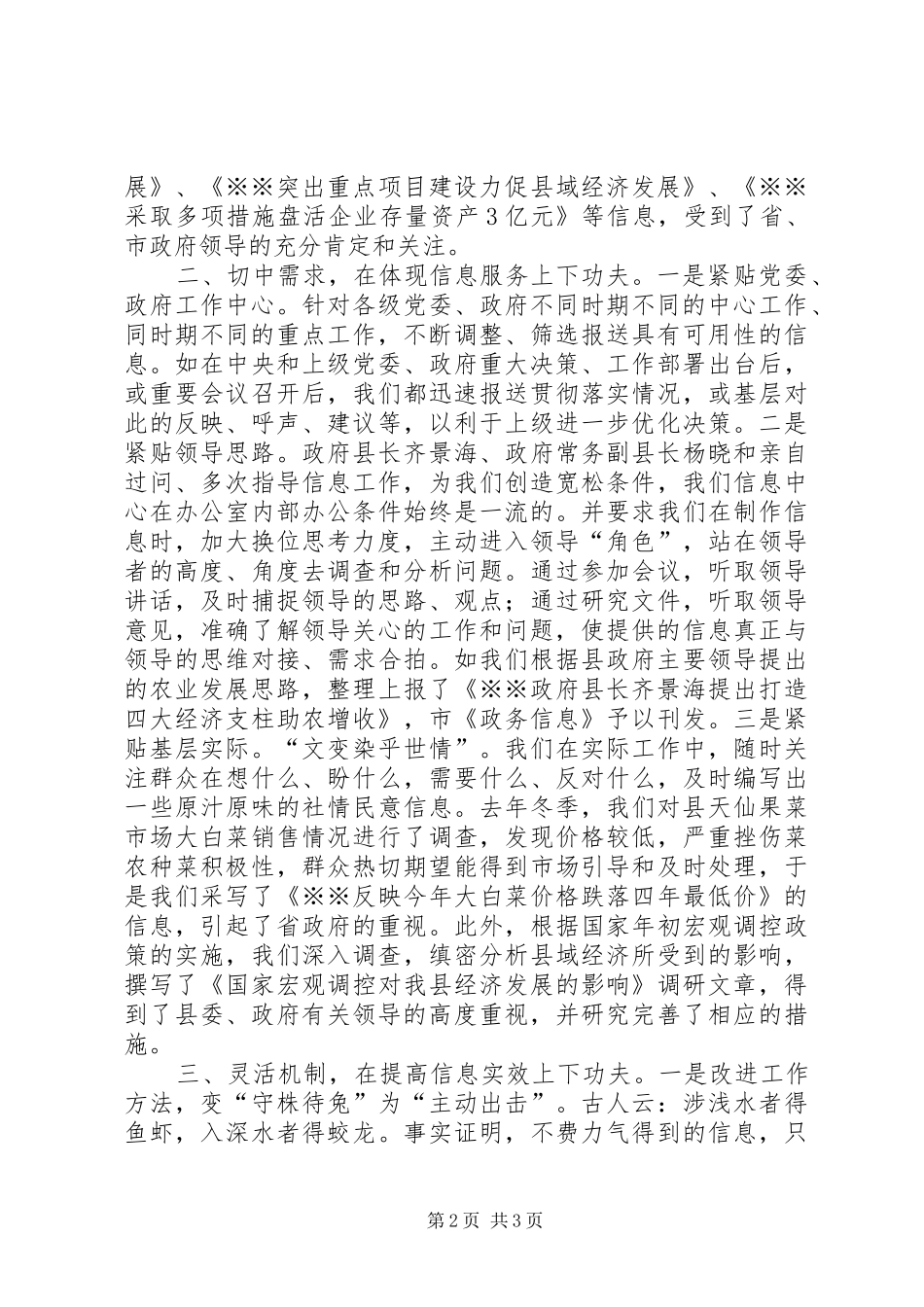 政务信息中心工作总结 _第2页