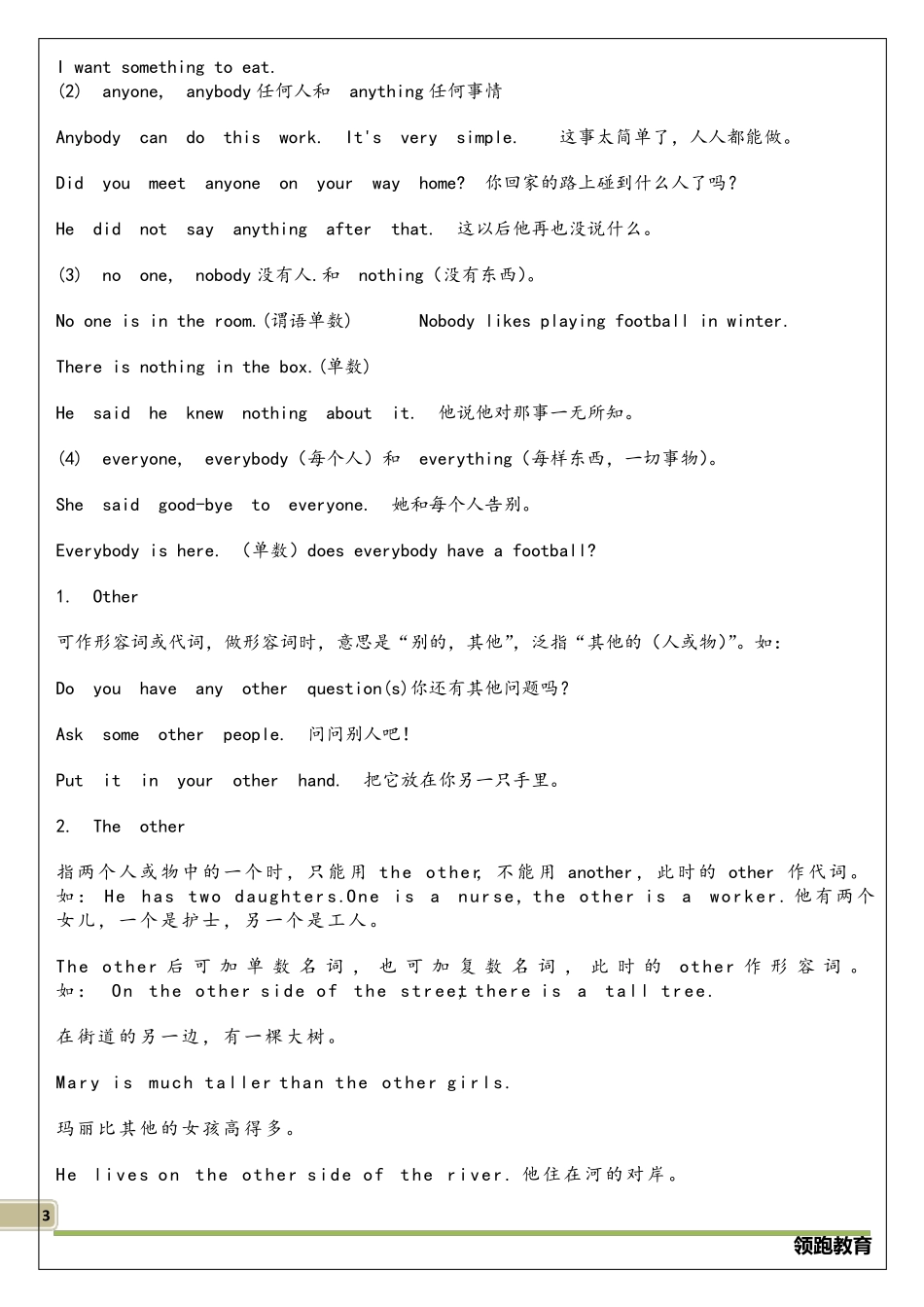 初中不定代词讲解_第3页