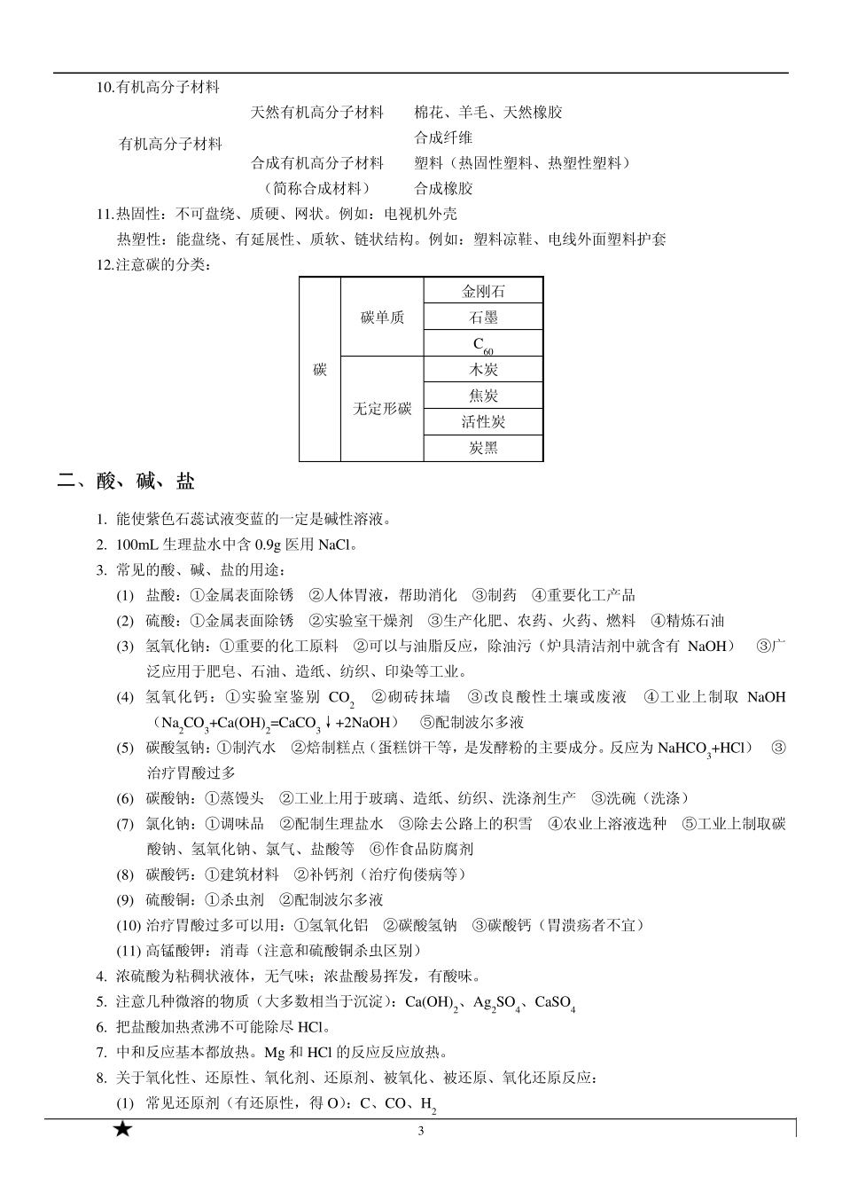 初中化学基本常识版_第3页