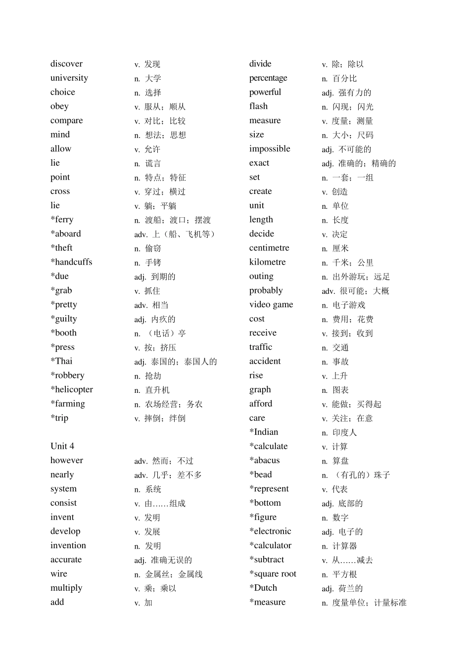 初中必备英语单词大全_第2页