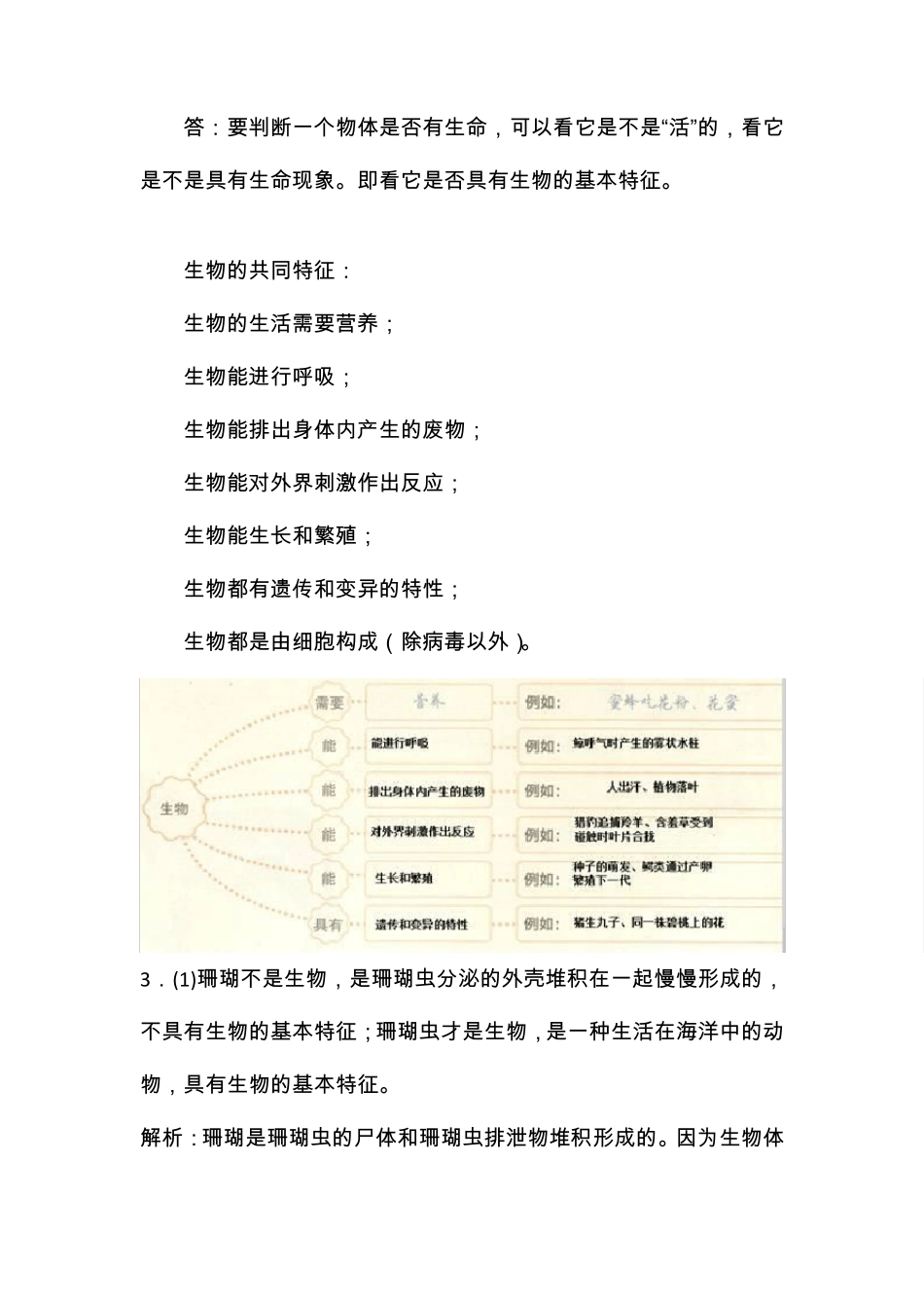 初中生物第一章生物的基本特征教案_第2页