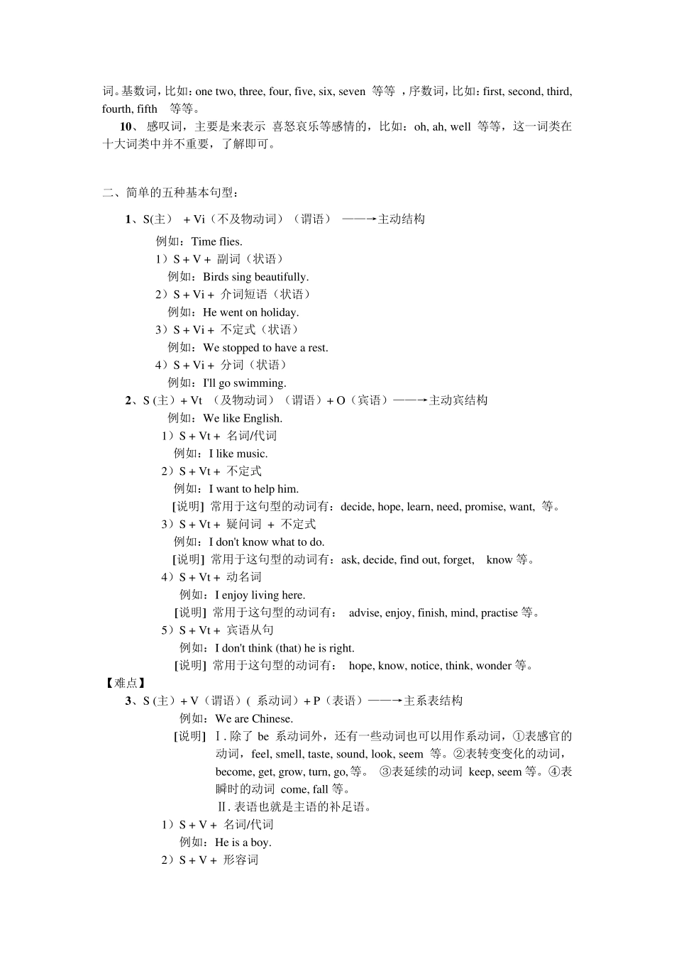 初中英语之句子结构_第2页