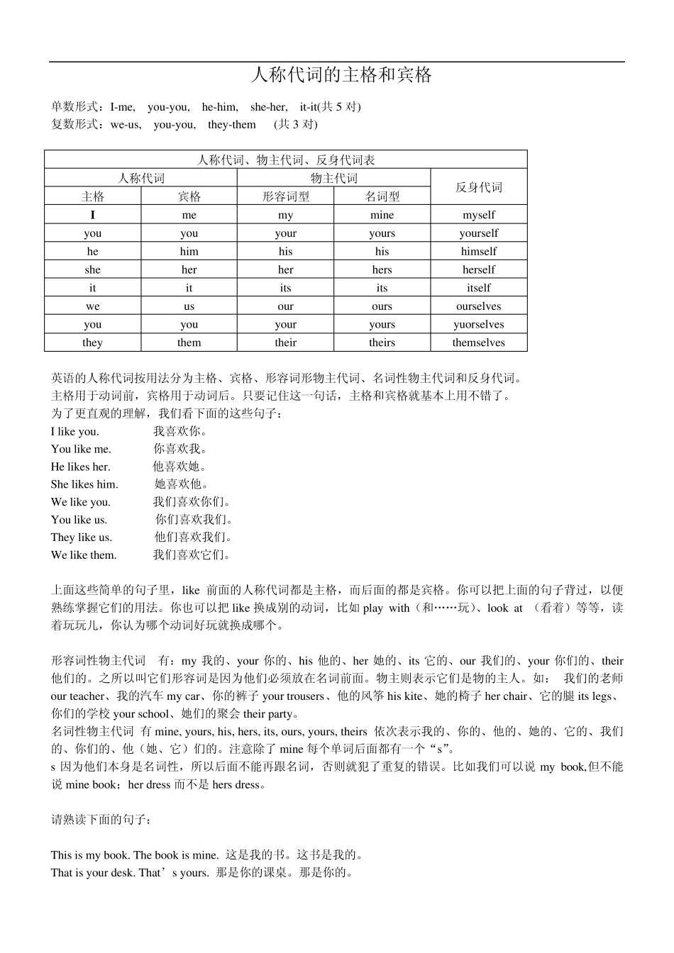 初中英语人称八种时态完形填空写作技巧范文作文模板_第1页