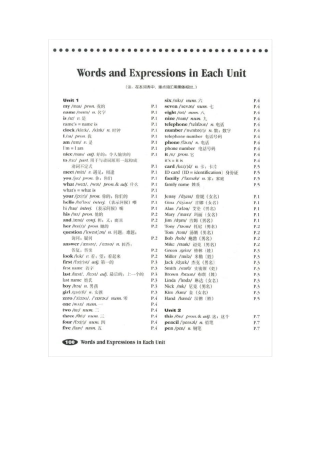 初中英语单词图集