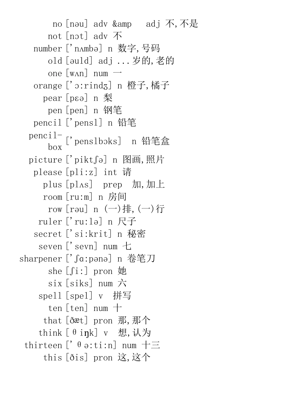 初中英语单词表大全2182个带音标_excel版_第3页
