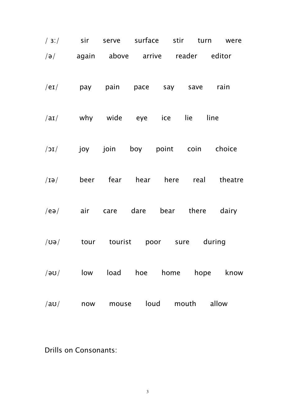 初中英语基础知识专题复习语音_第3页