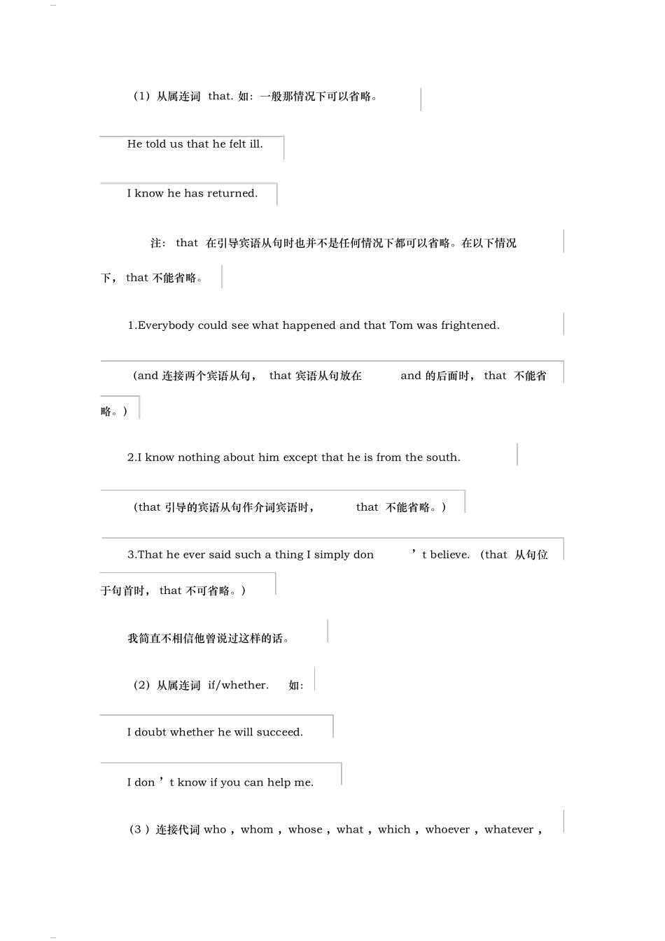 初中英语宾语从句知识点总结_第2页
