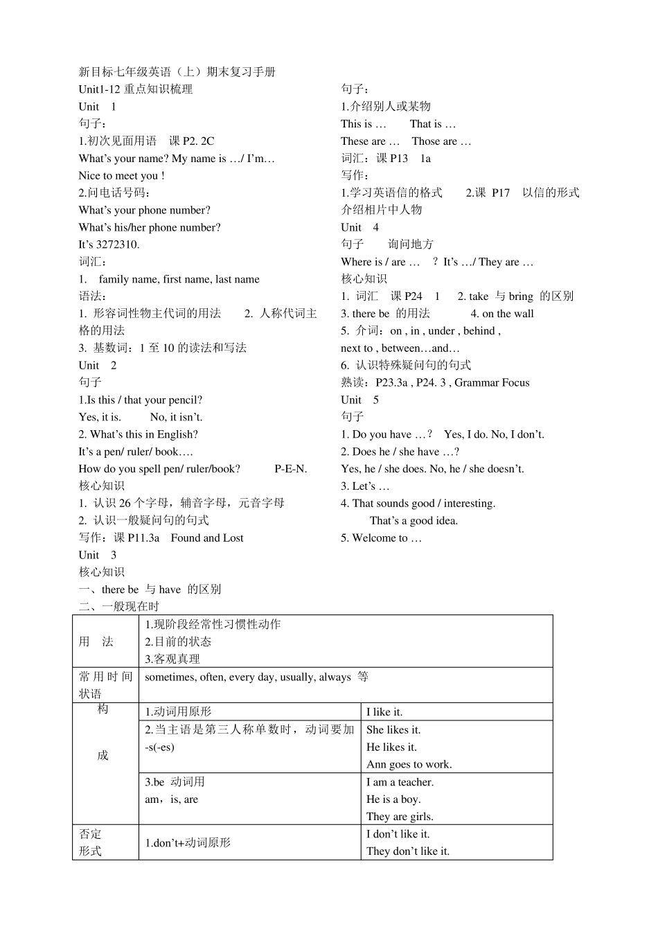 初中英语总复习资料_第1页