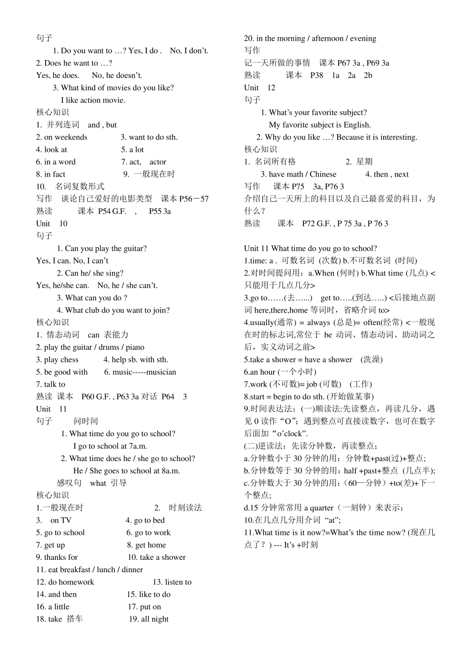 初中英语总复习资料_第3页