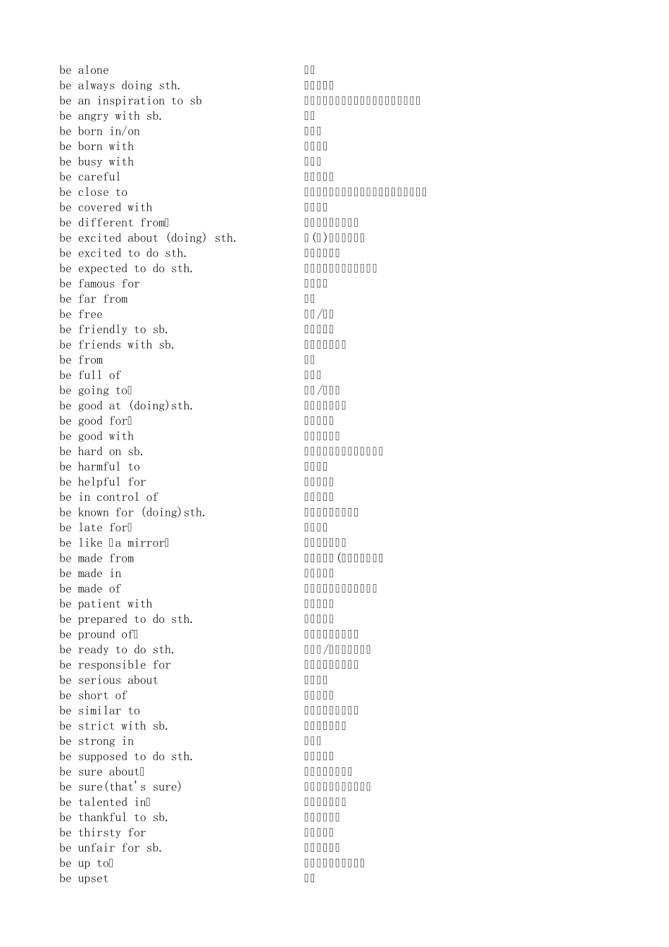 初中英语短语句型整理全(中考必背)_第3页