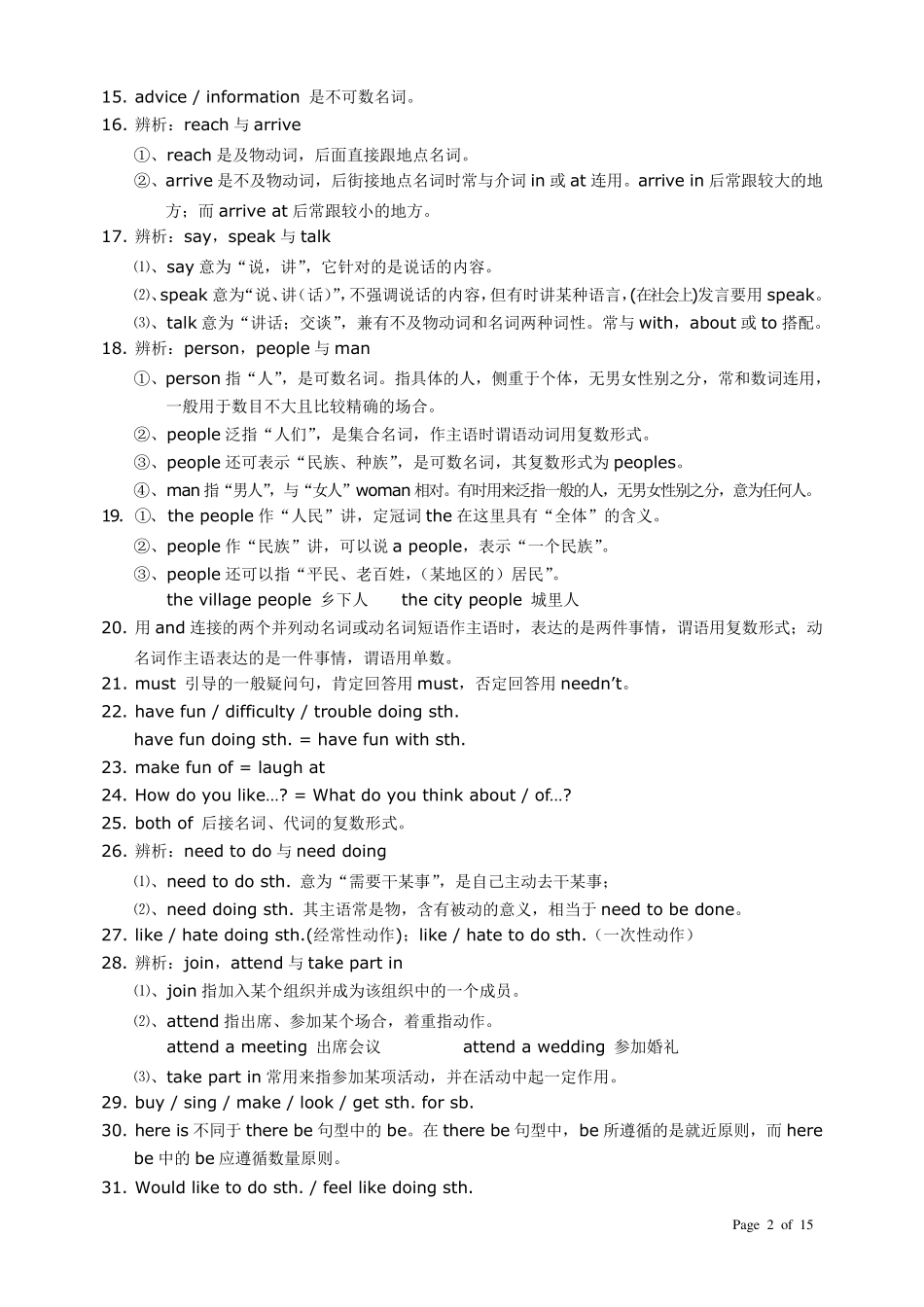 初中英语笔记_第2页