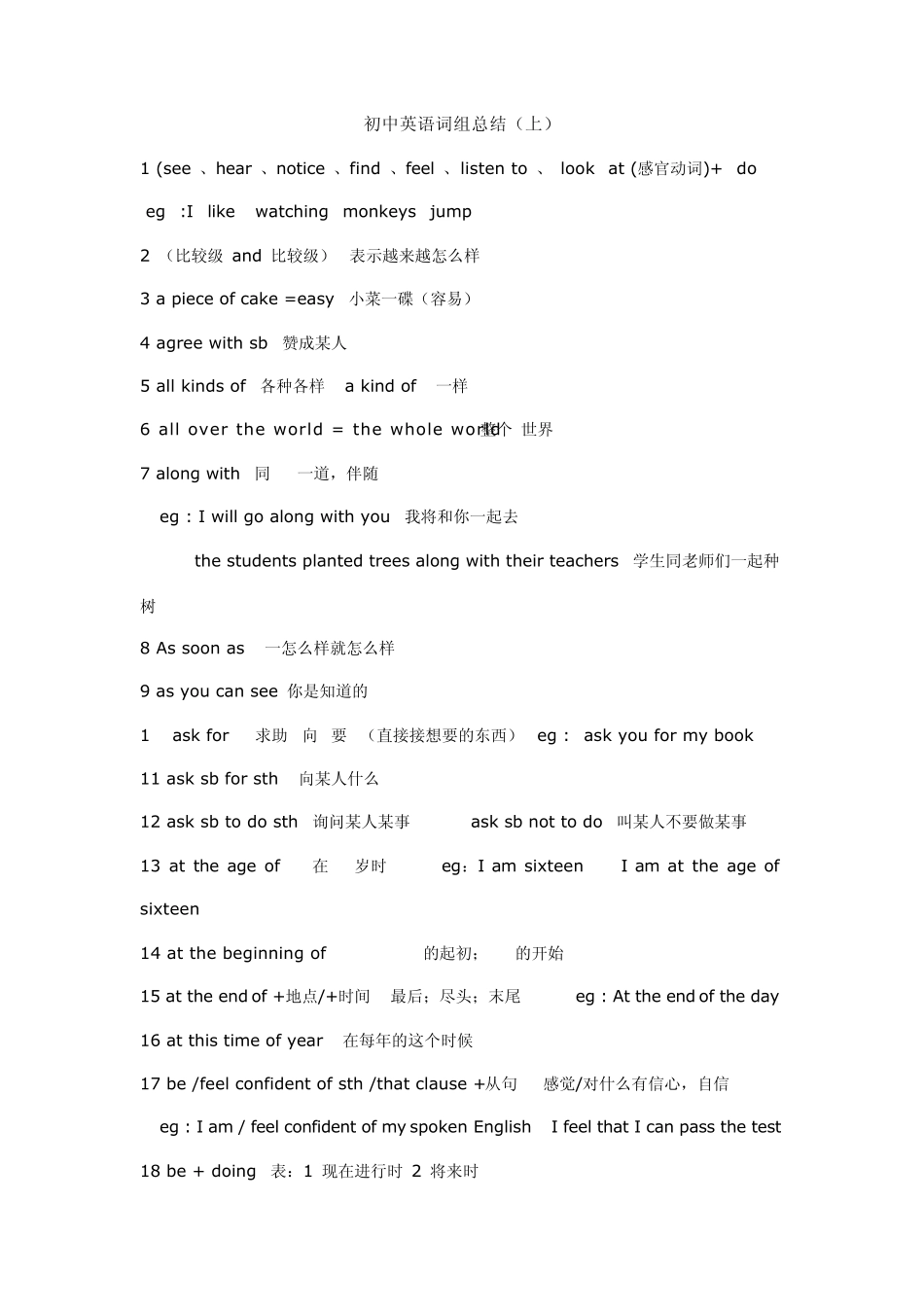 初中英语词组总结2_第1页