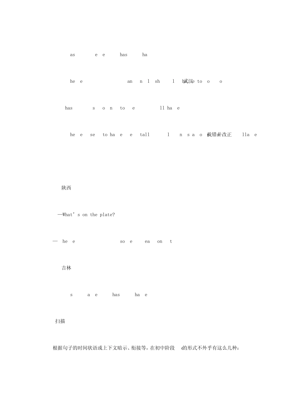 初中英语语法therebe_第3页