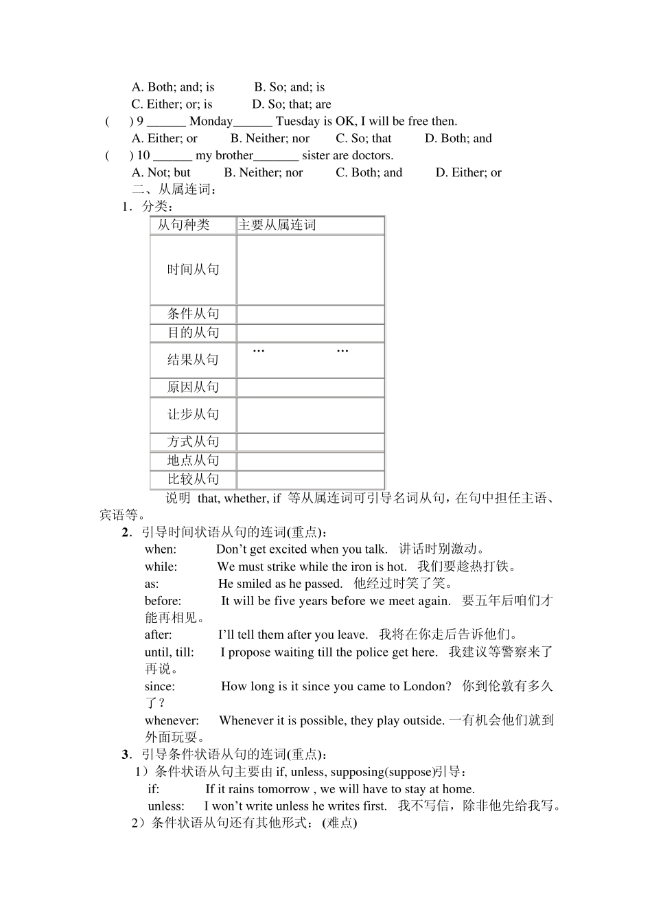 初中英语语法之五连词_第3页