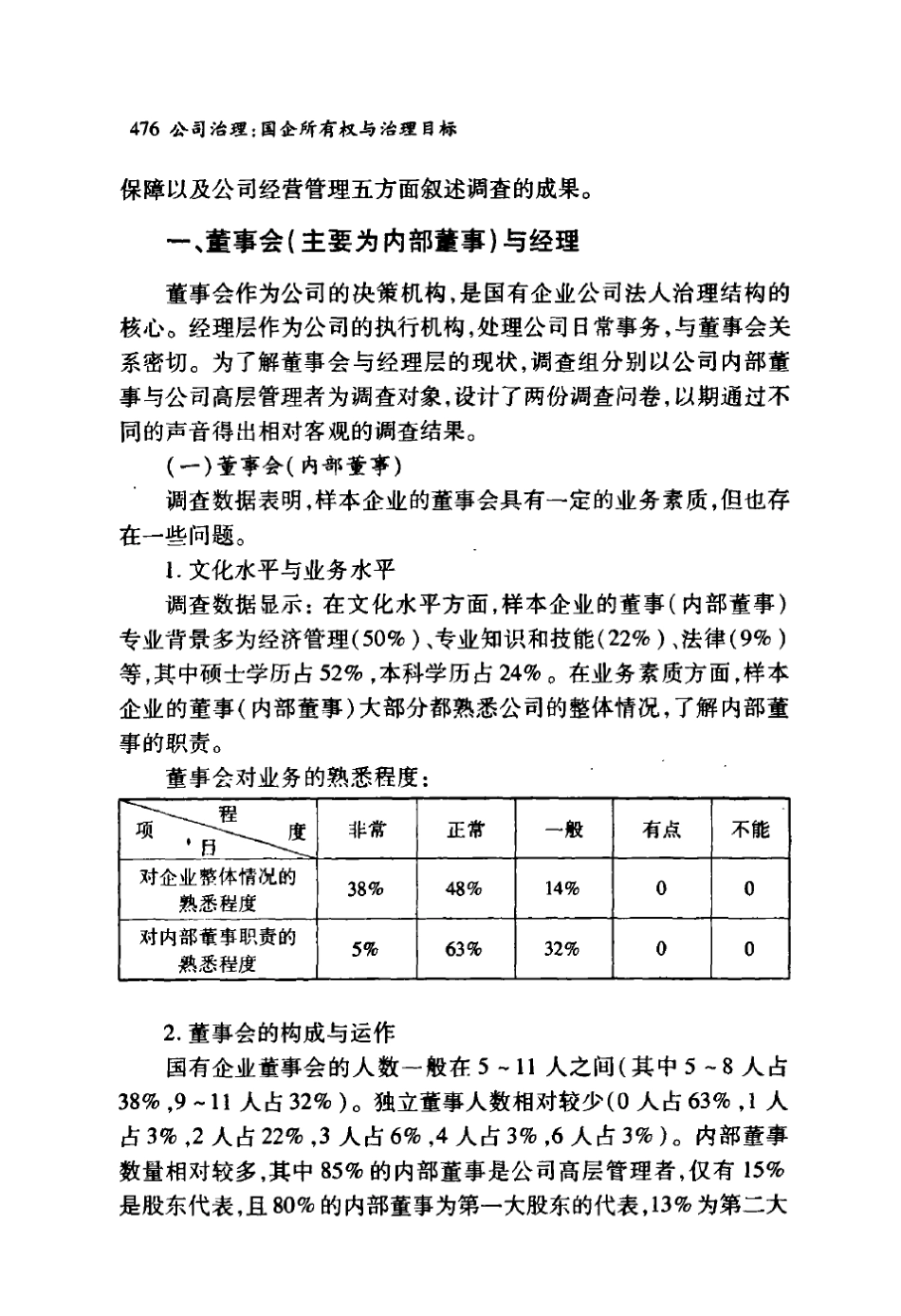 国有企业公司法人治理结构调研报告_第2页