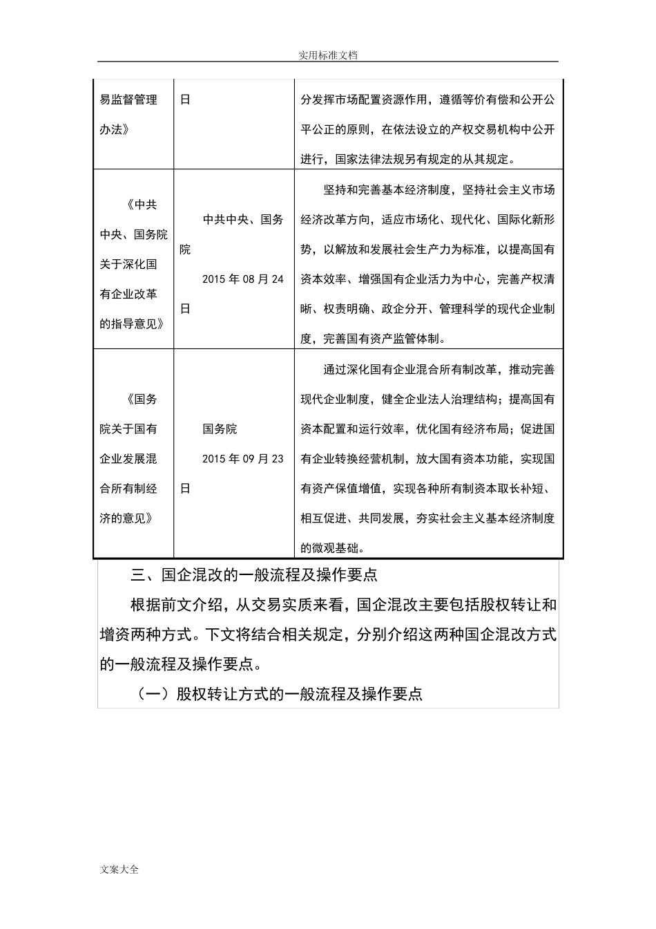 国有企业混改地法律法规2018最新版)_第3页