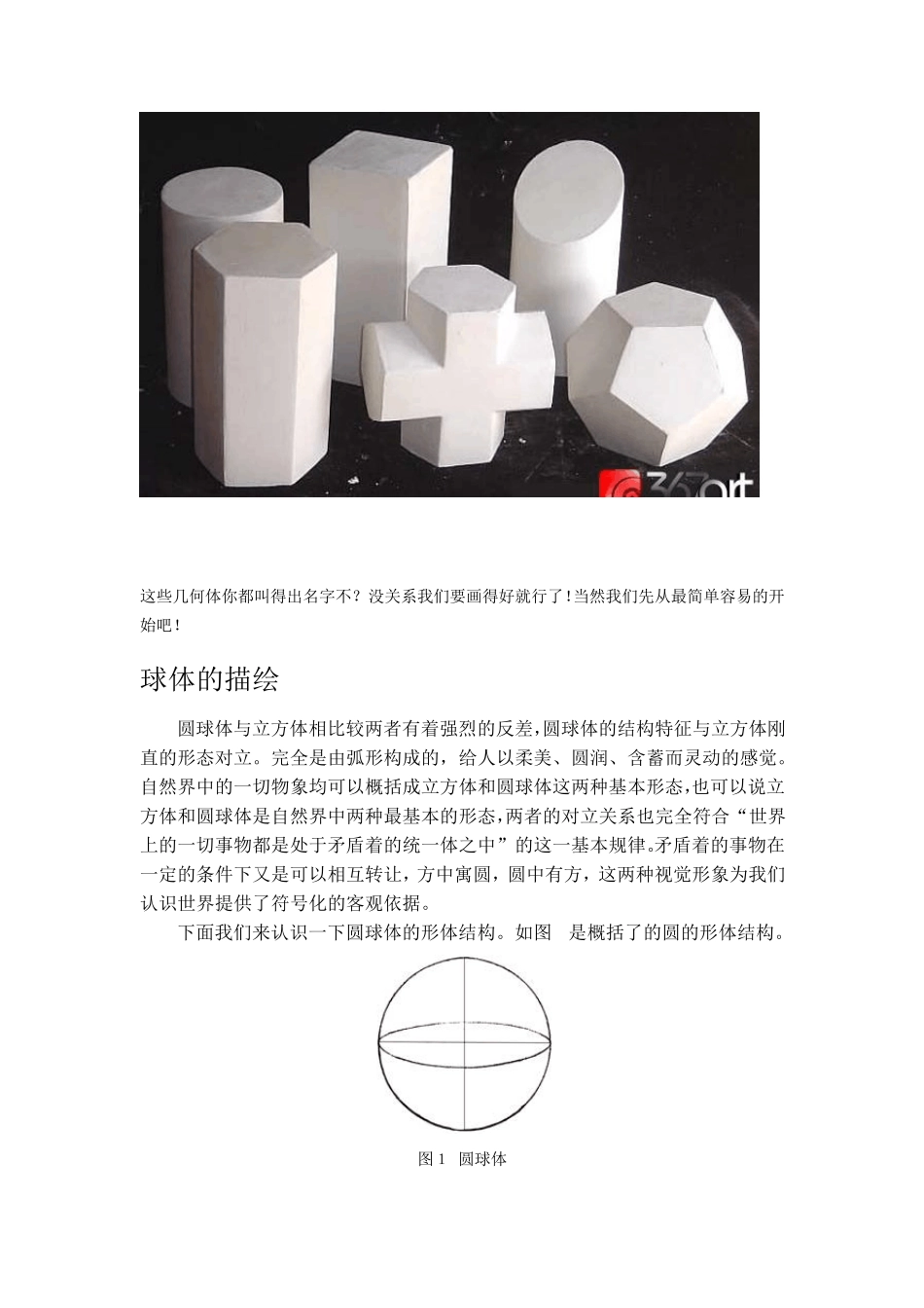 圆柱体、圆锥体、球体、正方体画法步骤_第2页