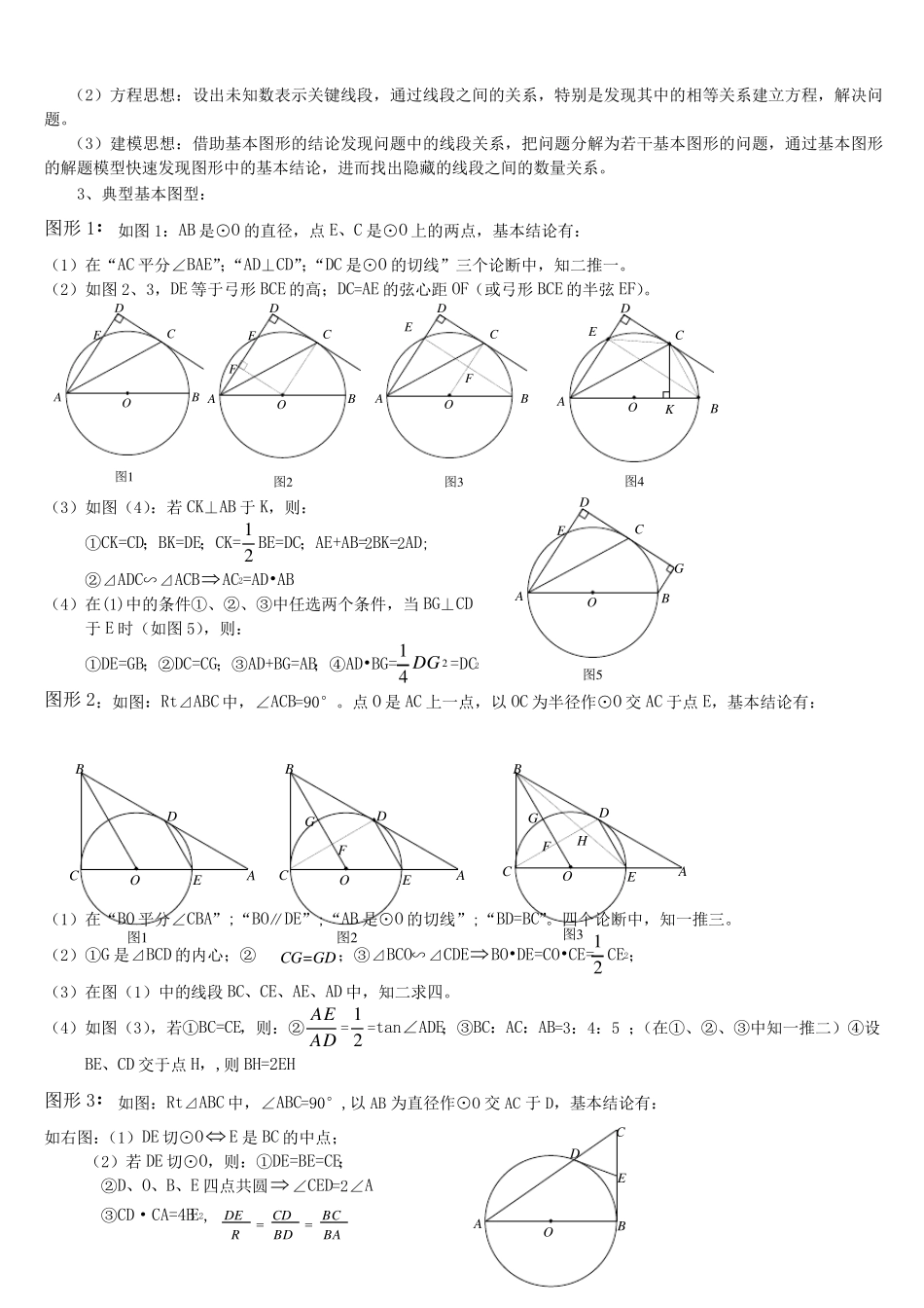 圆的有关证明与计算题专题_第2页