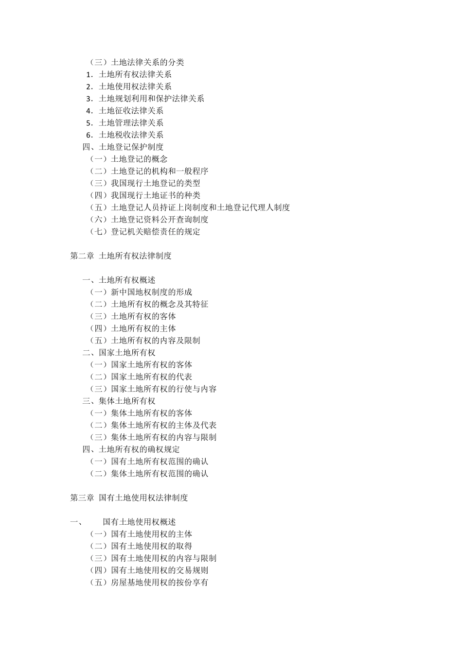 土地法学习提纲_第2页
