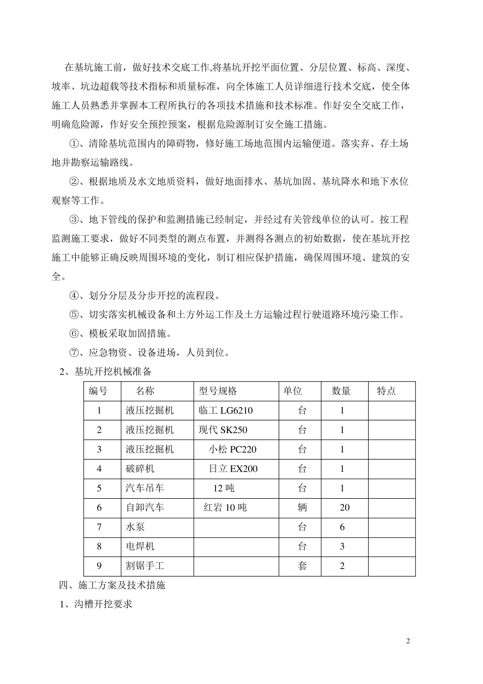 土方开挖方案_第2页