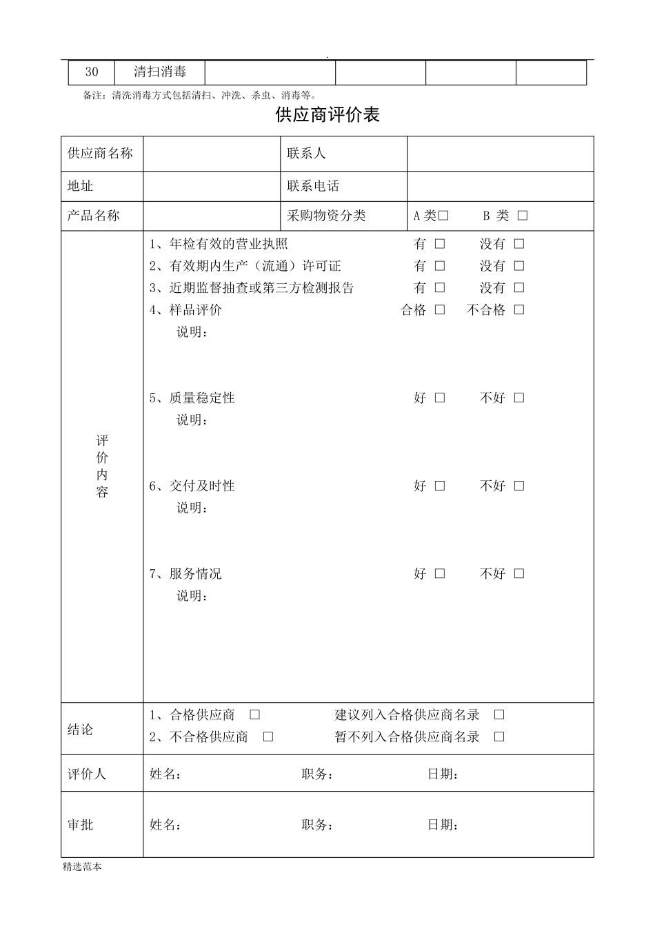 场所清洁消毒记录表_第2页