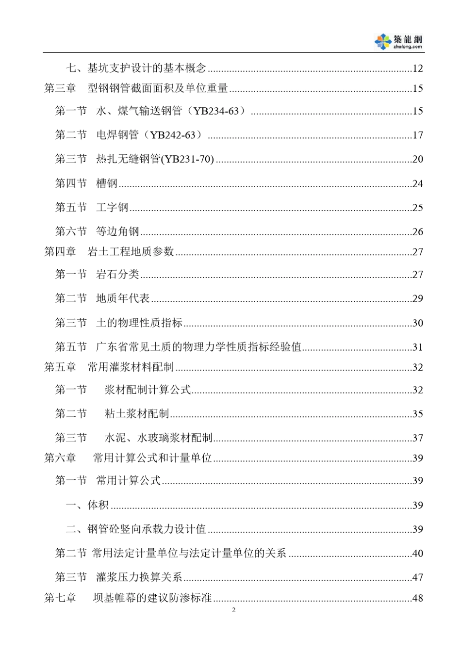 基坑支护设计手册(设计参数)_第2页