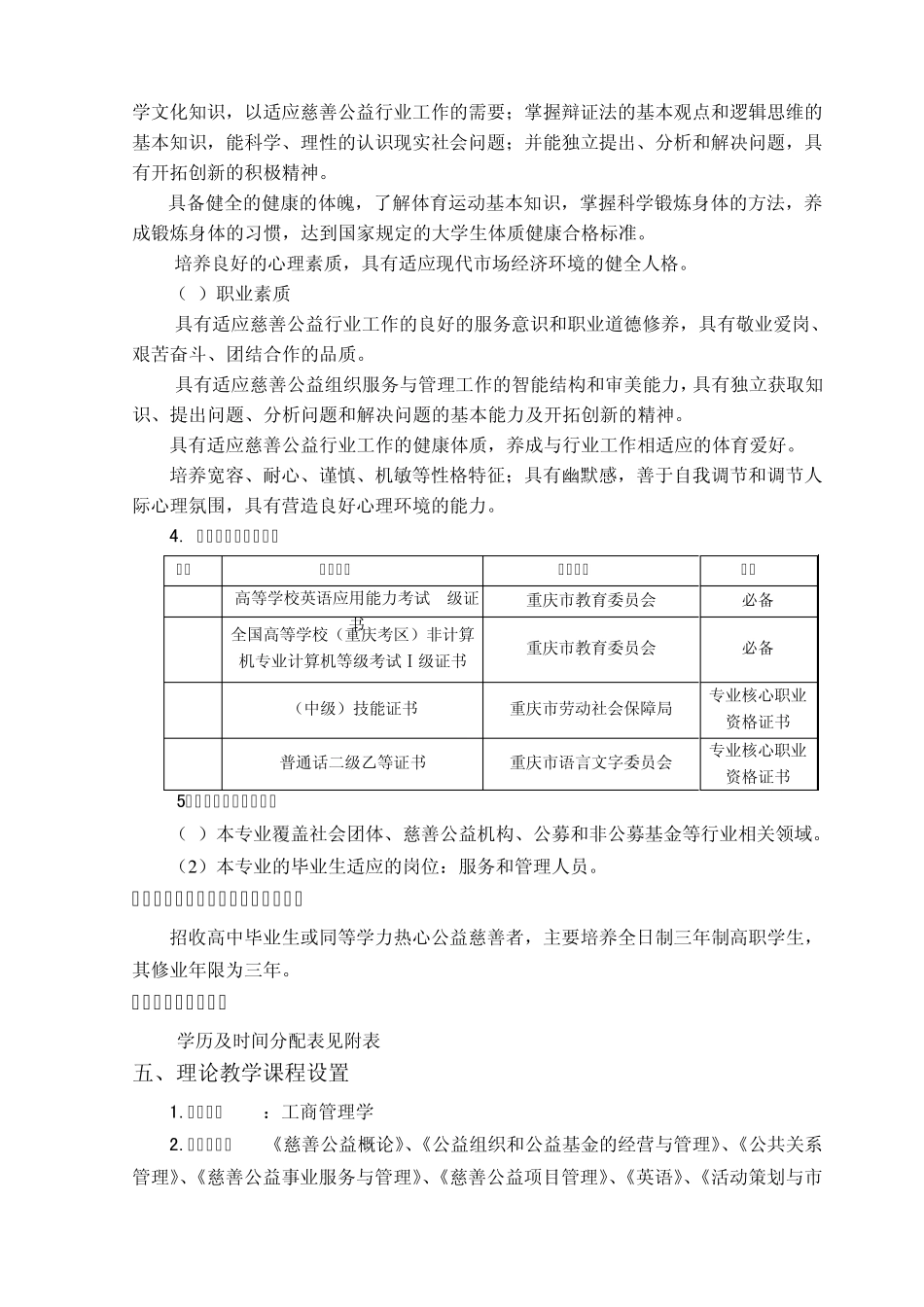 基金管理专业培养方案2_第3页