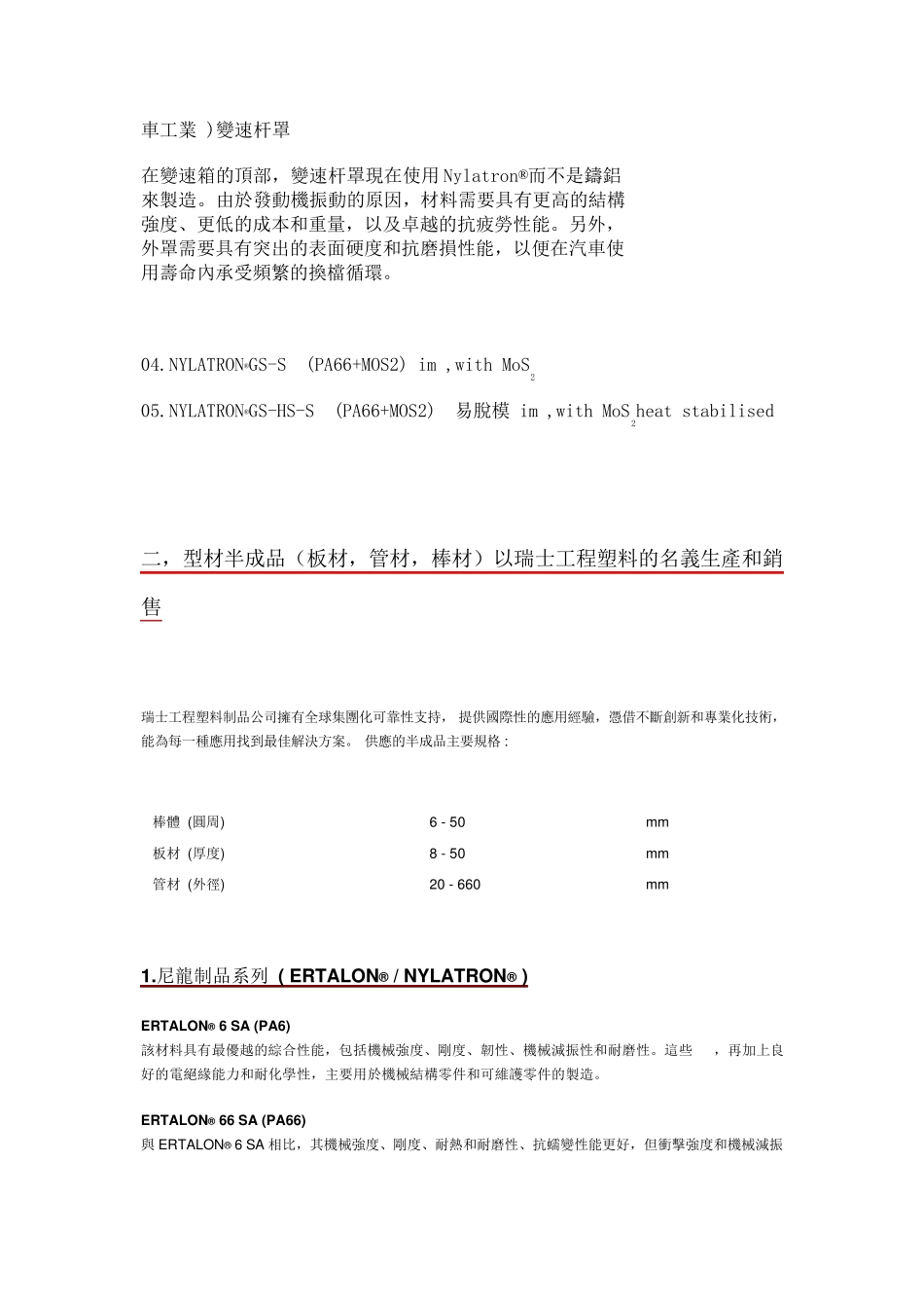 塑料PA6+MoS2_第2页