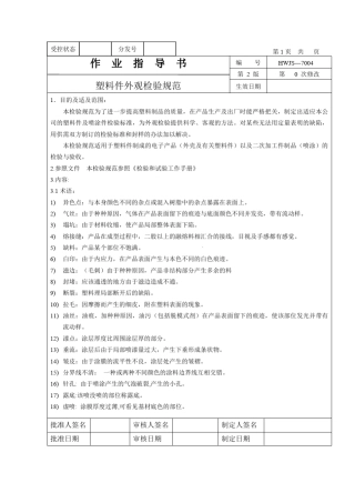 塑料件外观检验规范(DOC6)