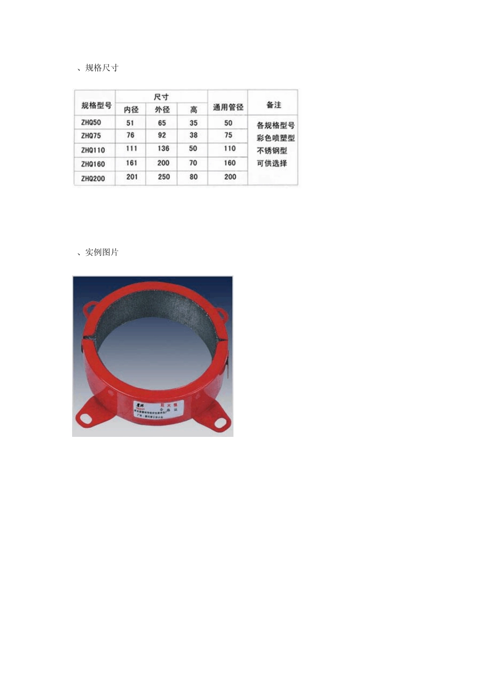 塑料排水管件：阻火圈和止水环_第2页