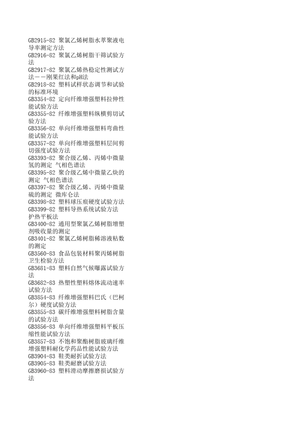 塑料材料产品测试检测标准_第3页