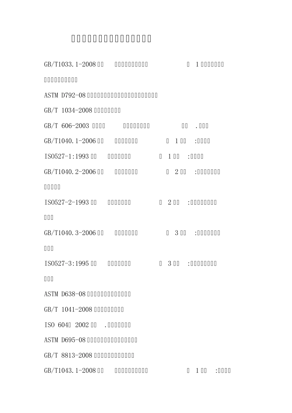 塑料检测标准_第1页