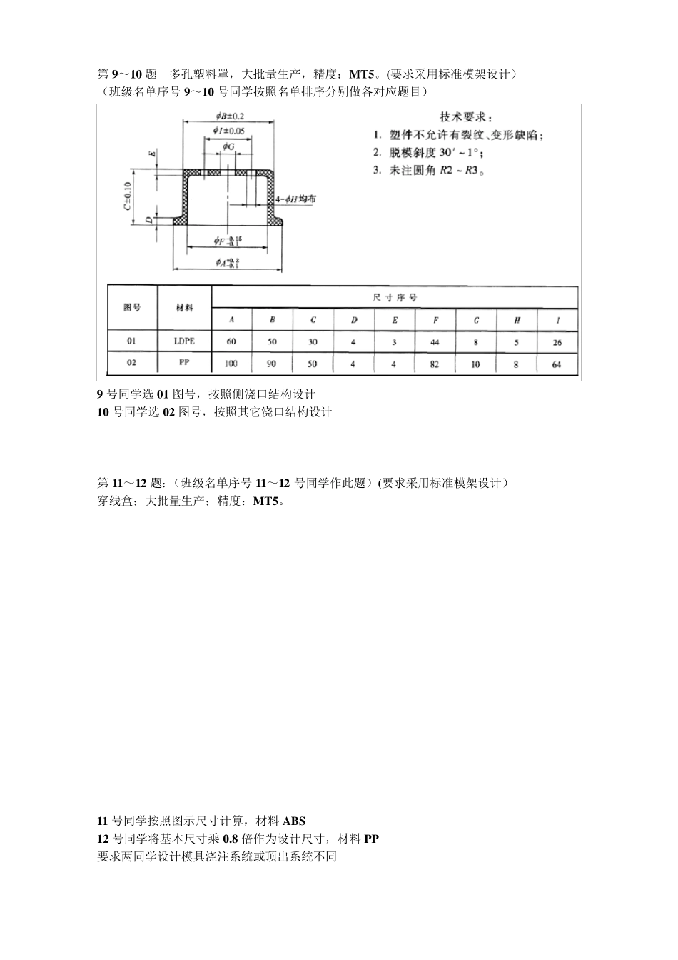 塑料模课程设计题目_第3页