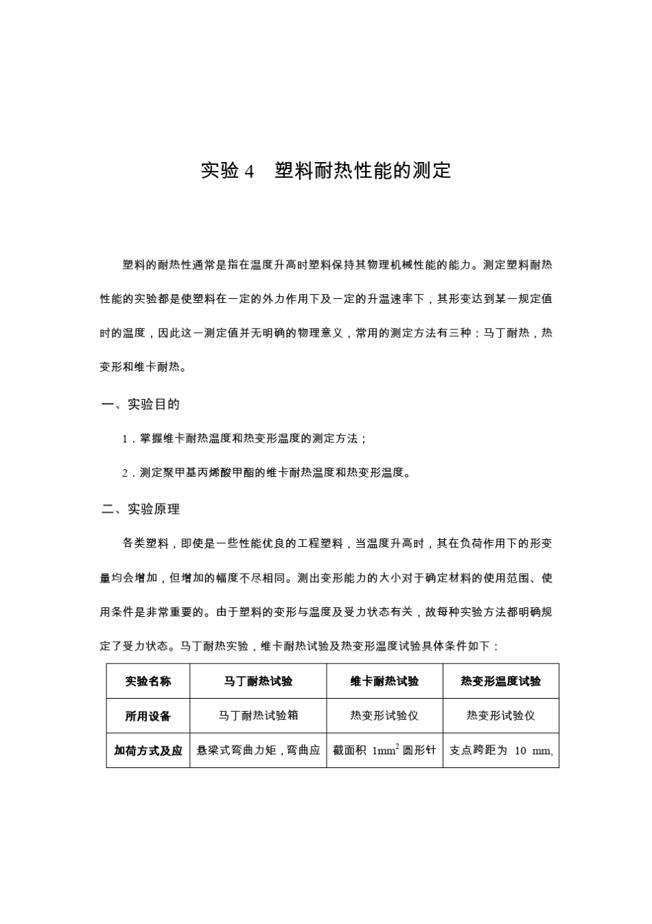 塑料耐热性能的测定_第1页