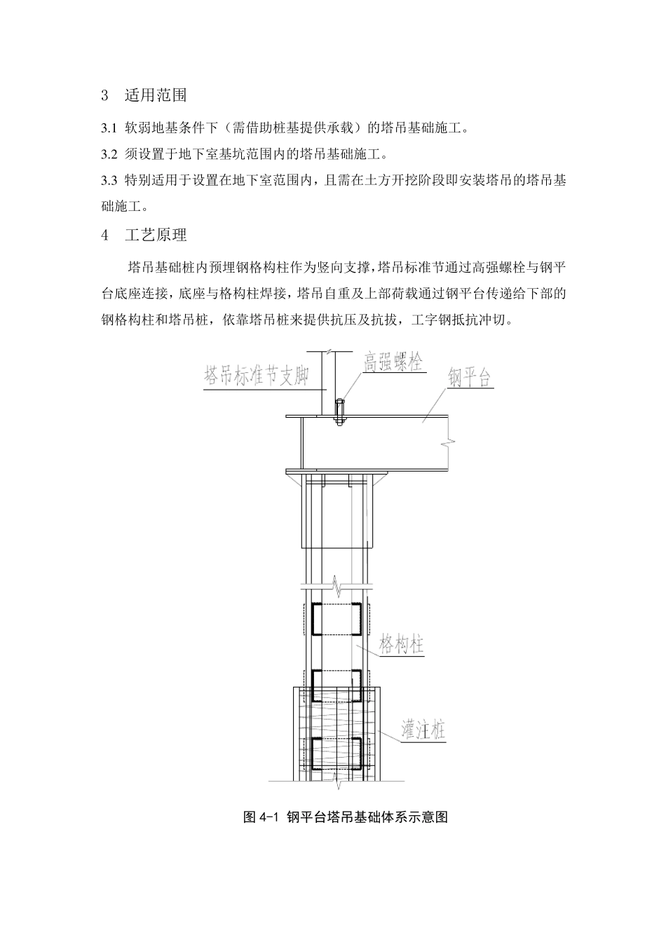 塔吊基础钢平台施工_第2页