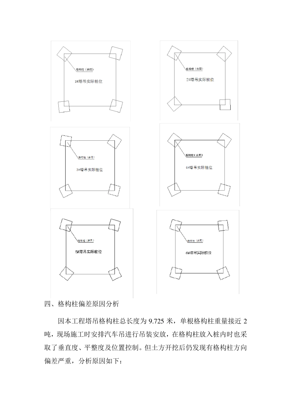 塔吊格构柱加固方案_第3页
