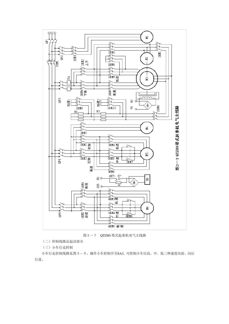 塔吊电气控制线路原理说明_第2页