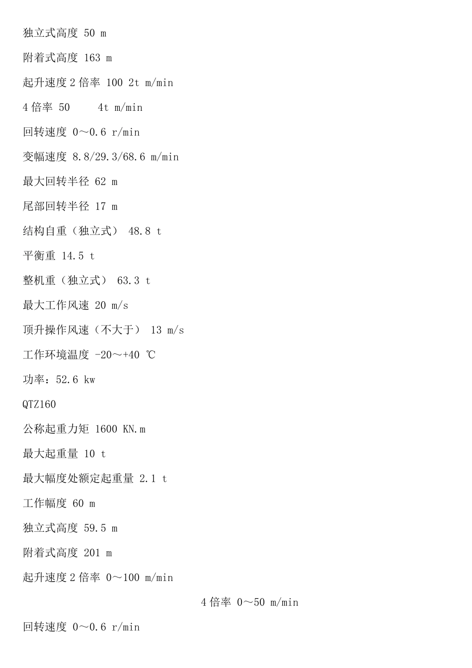 塔式起重机的规格型号_第3页