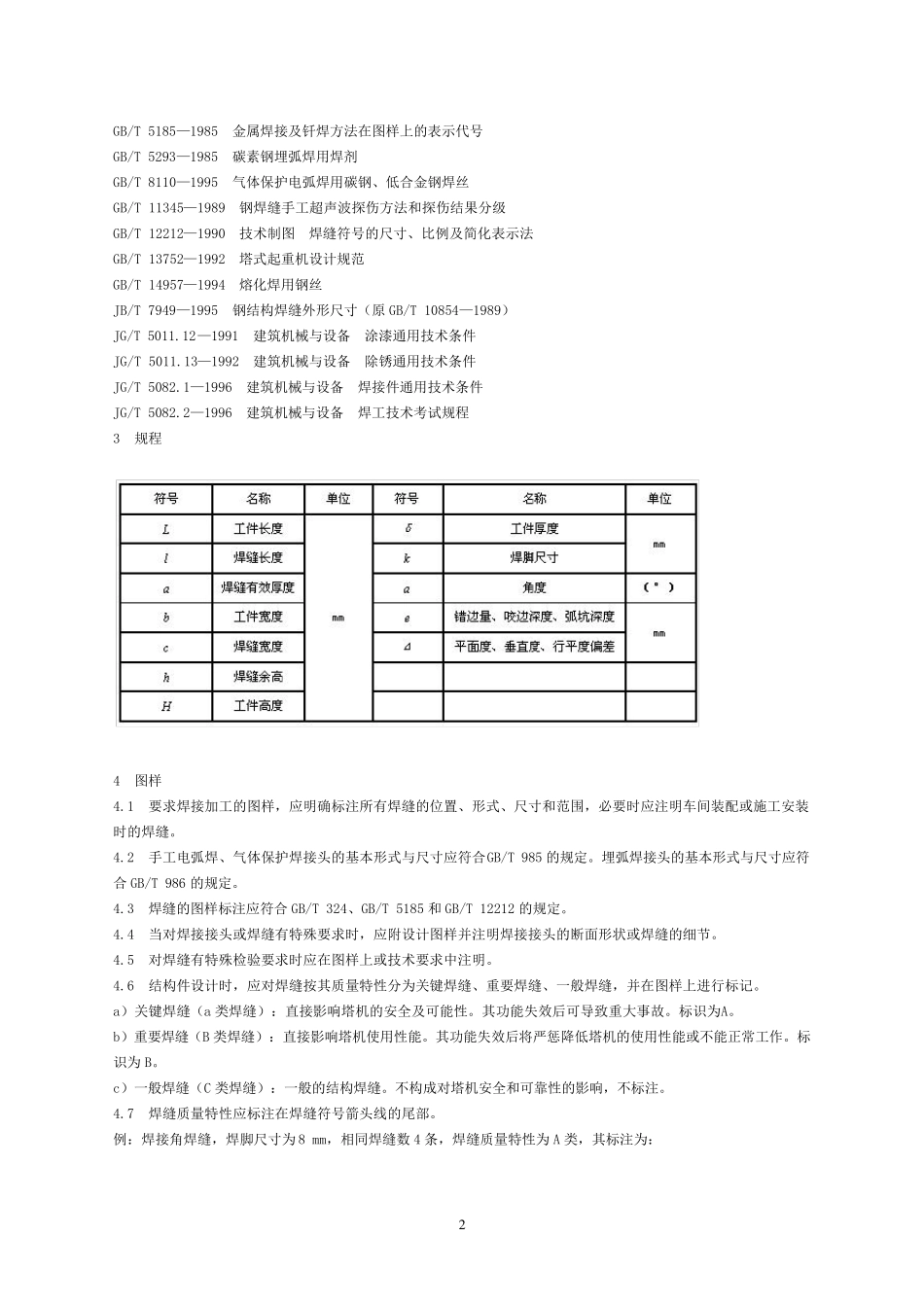 塔式起重机钢结构制造与检验规程_第3页