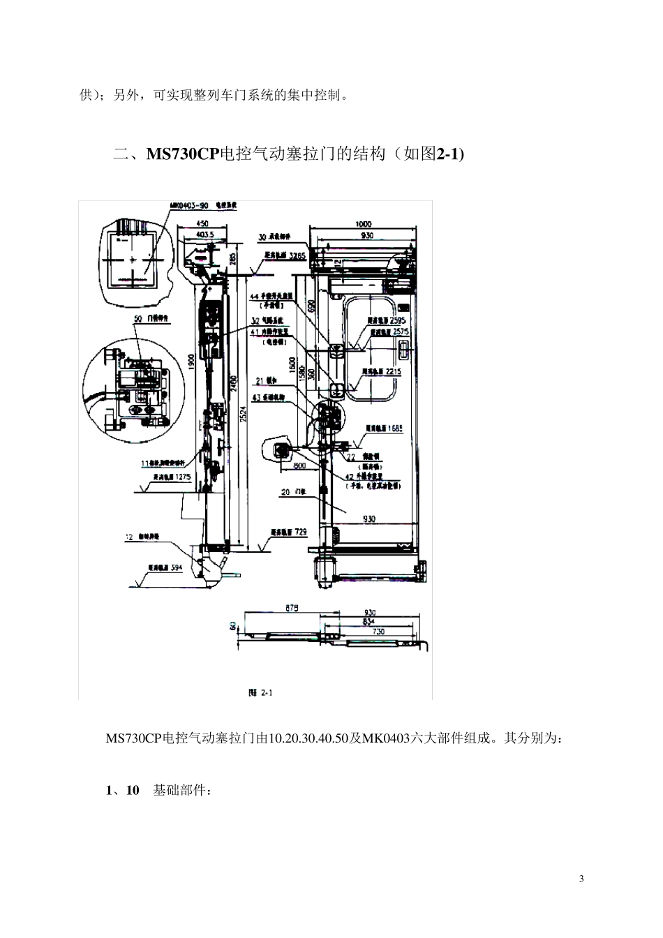 塞拉门结构原理与常见故障分析_第3页