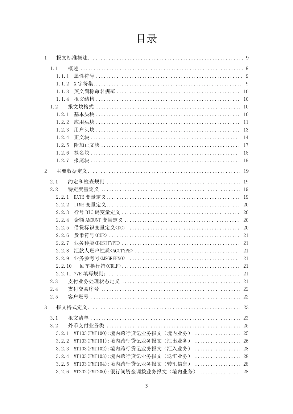 境内外币支付系统报文格式标准_第3页